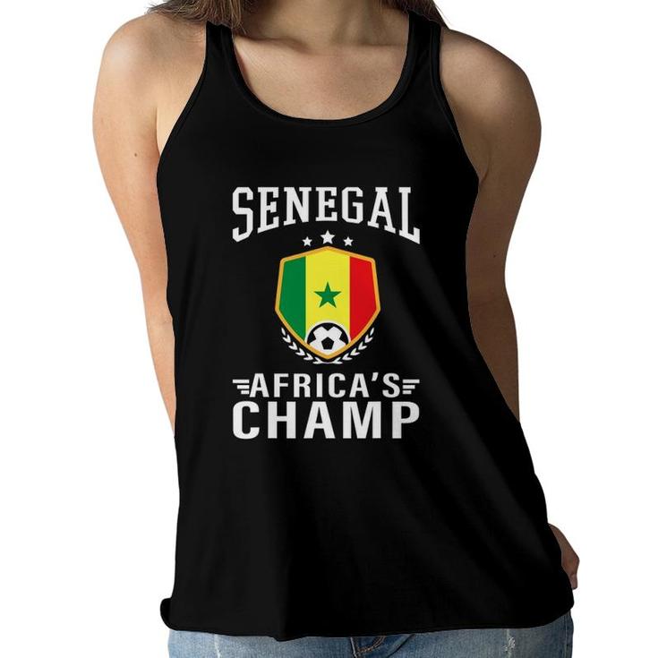 Senegal Senegalese Jersey Soccer 202122 Team Men Women Kids Women Flowy Tank