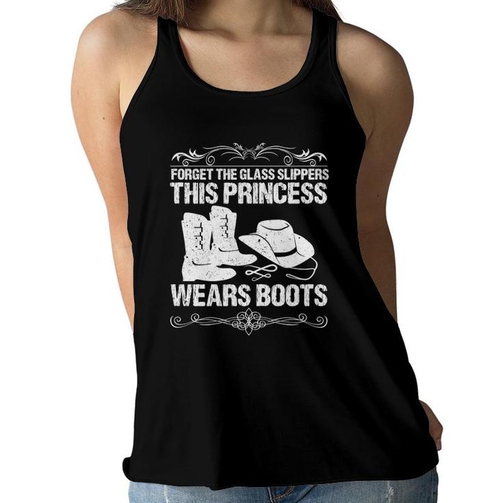 Womens Cowgirl Princess Country Music Square Dance Western Style Women Flowy Tank