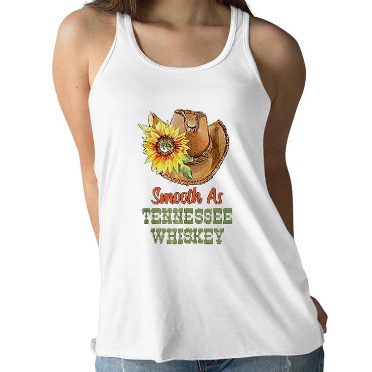 Cowgirl  Smooth As Tennessee Whiskey Women Flowy Tank