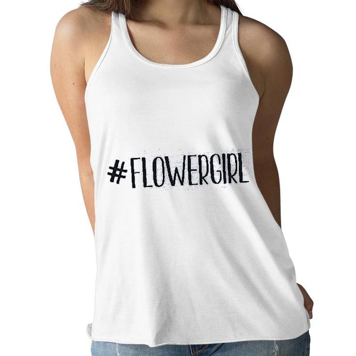 Hashtag Flower Girl Women Flowy Tank