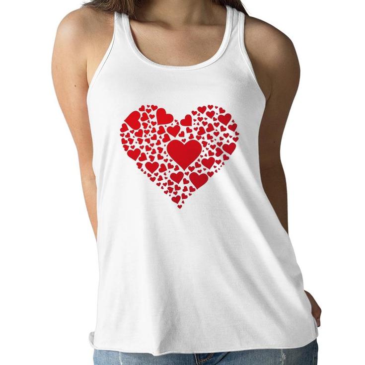Heart Of Hearts Cute Valentines Day Gift Women Girls Women Flowy Tank