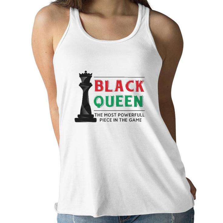 Women's Black History Month Kids Proud African Pride Black Queen Women Flowy Tank