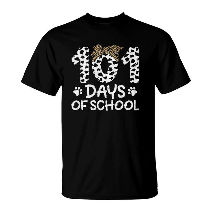 101 Days Of School Dalmatian Dog 101St Day Of School Teacher T-Shirt