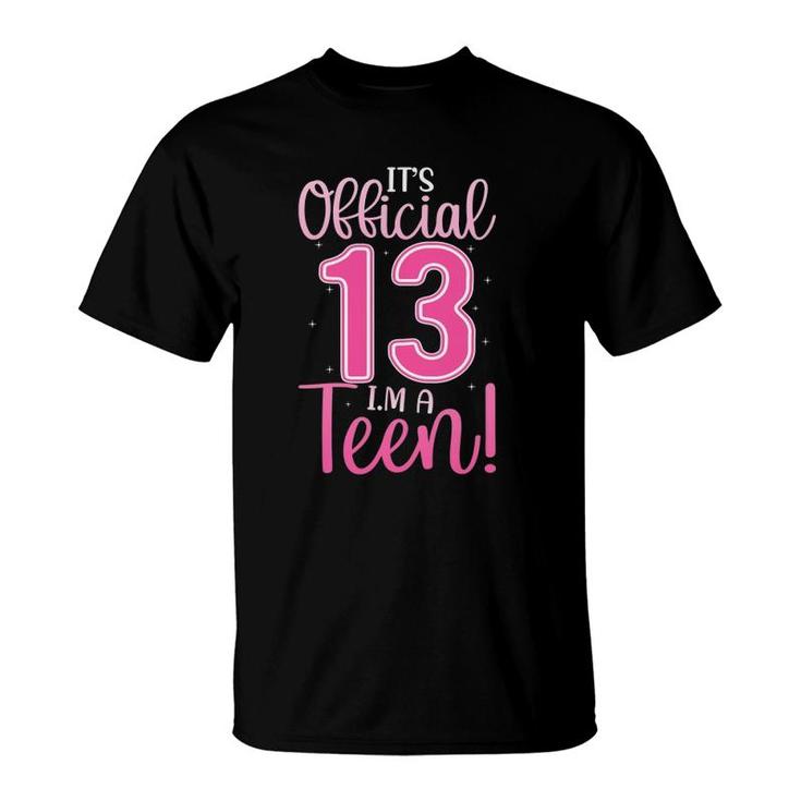 13Th Birthday Girls 13 Years Teen Teenager Birthday T-Shirt