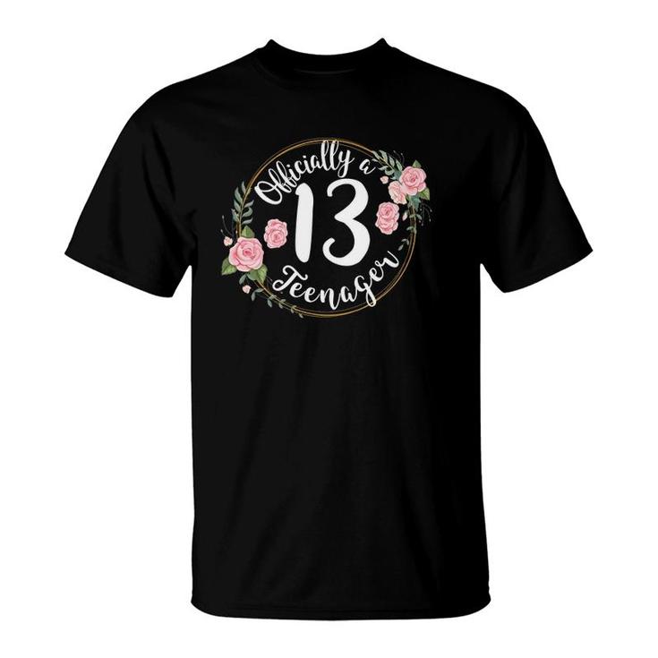 13Th Birthday Official Teenager Teen Girl 13 Year Old T-Shirt