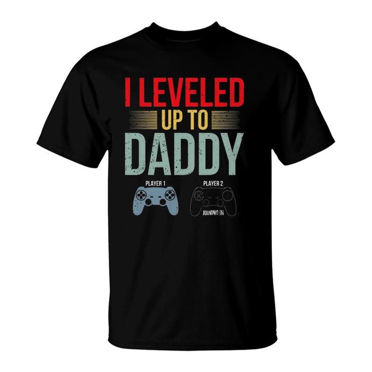 1St Time Dad Est 2022 New First Fathers Gaming Daddy 2022 Gift T-Shirt