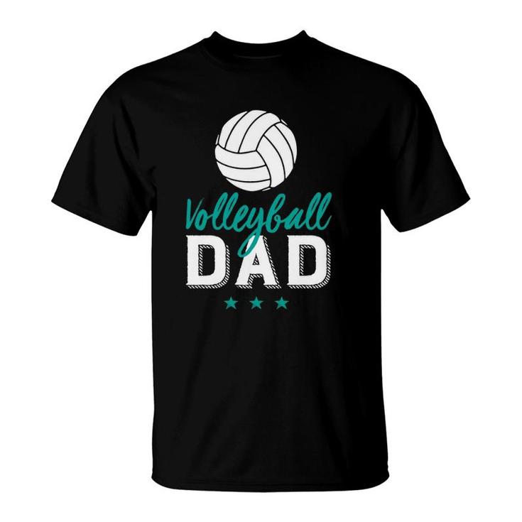 Volleyball Dad Proud Father And Sports Parents T-Shirt