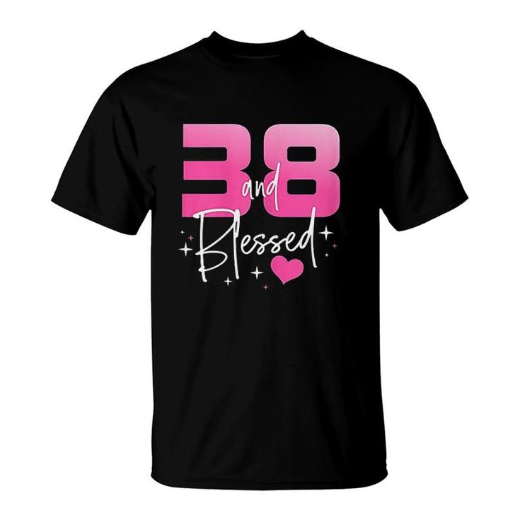 38 And Blessed Chapter 38 Year Old Gifts T-Shirt