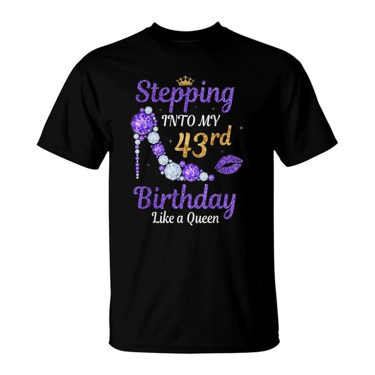 43 Years Old Ladies Lady 43Rd Birthday  T-Shirt