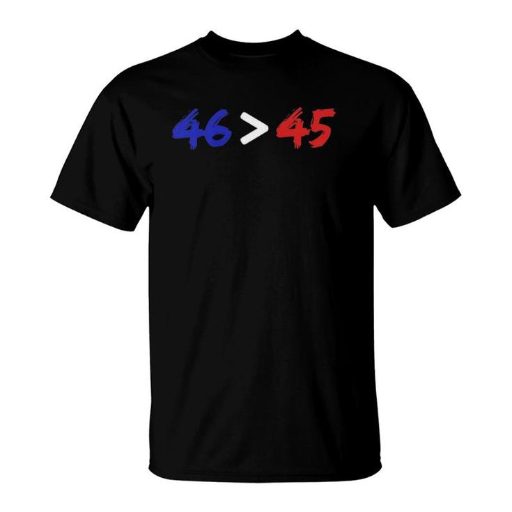 46 45 The 46Th President Will Be Greater Than The 45Th Raglan Baseball Tee T-Shirt