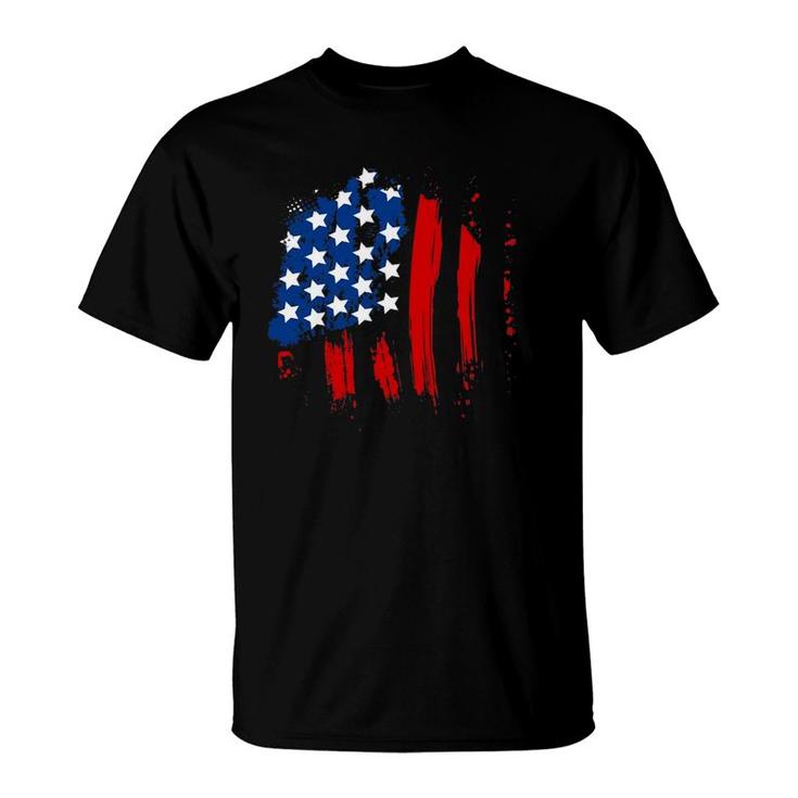 4Th Of July Mens  Graffiti 4Th Of July S Patriotic T-Shirt