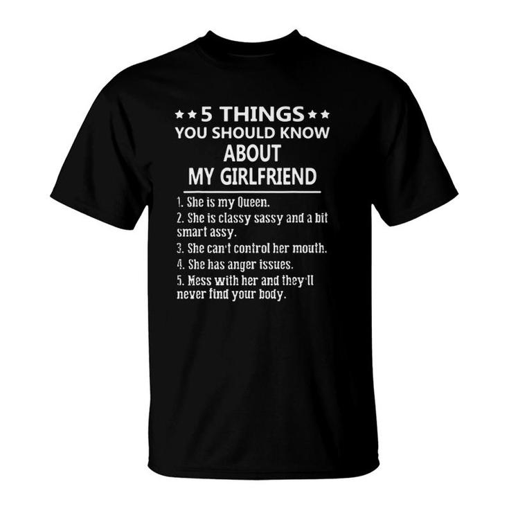 5 Things About My Girlfriend Girlfriends T-Shirt