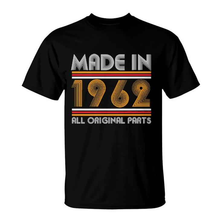 60Th Birthday Made In 1962  T-Shirt