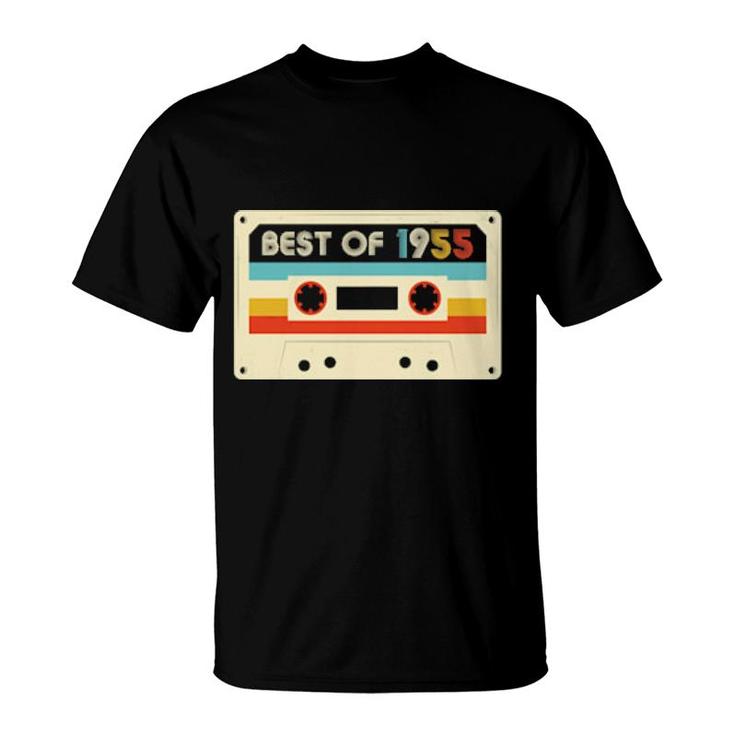67Th Birthday Best Of 1955 Cassette Tape Retro Vintage  T-Shirt