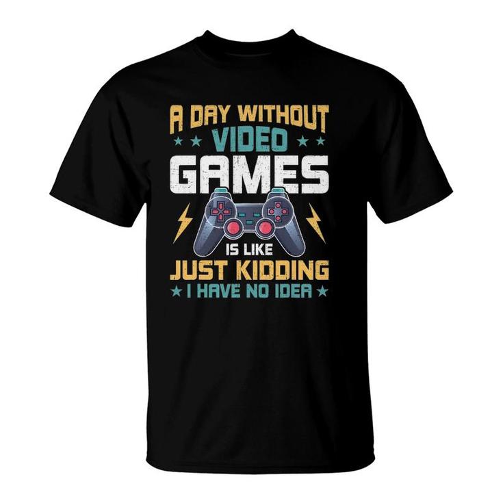 T-Shirt I Paused My Game So Better Be Quick - PC-Konsole RPG MMO Gamer