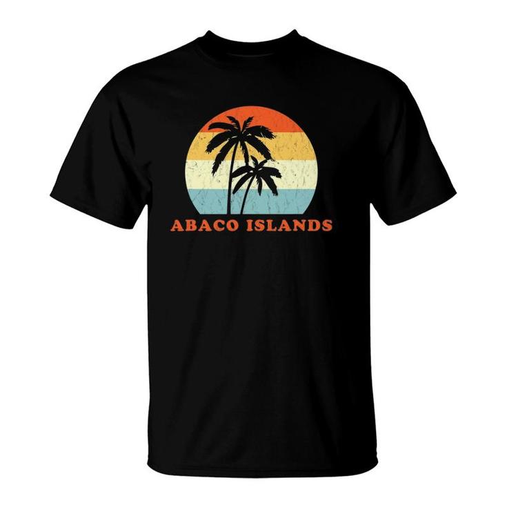 Abaco Bahamas Vintage Retro Sun & Surf Throwback Gift T-Shirt