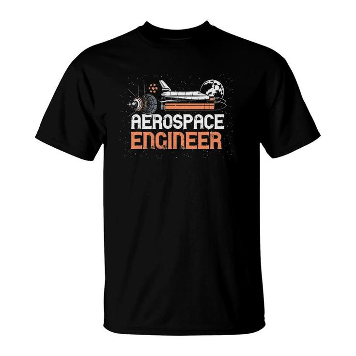 Aerospace Engineer Aeronautical Engineer Space Man T-Shirt