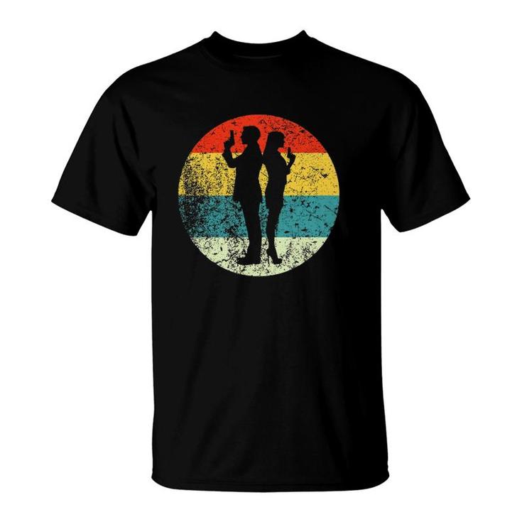 Agent Couple Happy Valentine's Day Mr And Mrs Smith T-Shirt