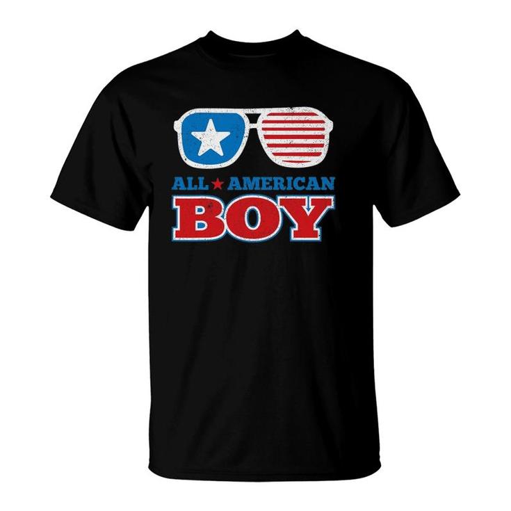 All American Boy Funny 4Th Of July Independence Day Gift T-Shirt