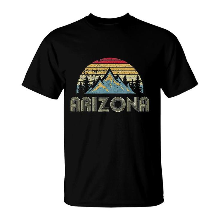Arizona Retro Vintage Mountains Nature Hiking  T-Shirt