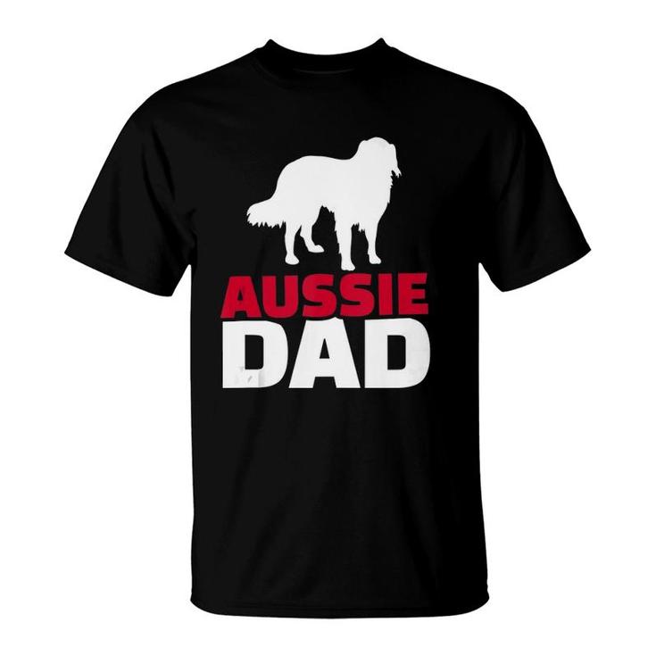 Aussie Australian Shepherd Dad  T-Shirt