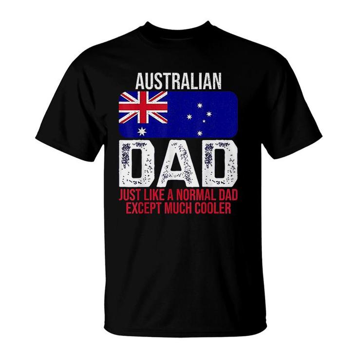 Australian Dad Australia Flag T-Shirt