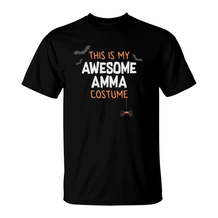 Awesome Amma Costume , Funny Cute Halloween Gift T-Shirt