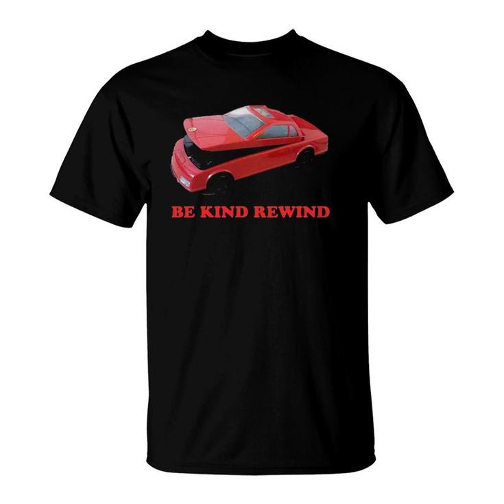 Be Kind Rewind Vintage Retro 80'S Vhs Car Tape T-Shirt