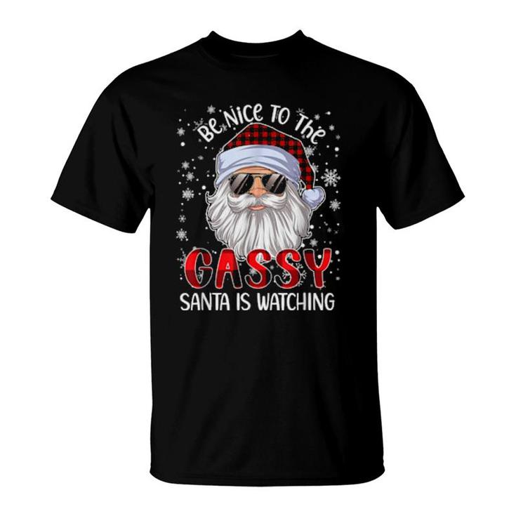 Be Nice To The Second Grade Santa Is Watching Christmas T-Shirt