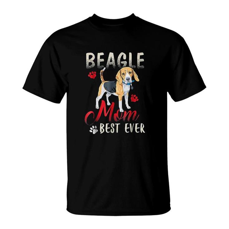 Beagle Shirt Funny Beagle Mom Best Ever T-Shirt
