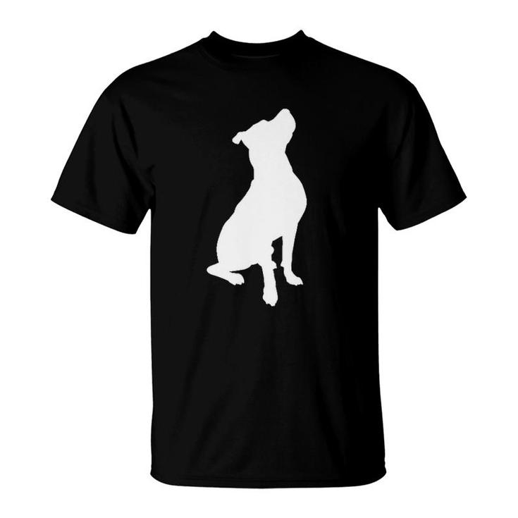 Beautiful White Pitbull Gift For Pittie Moms Dads Dog Lovers  T-Shirt