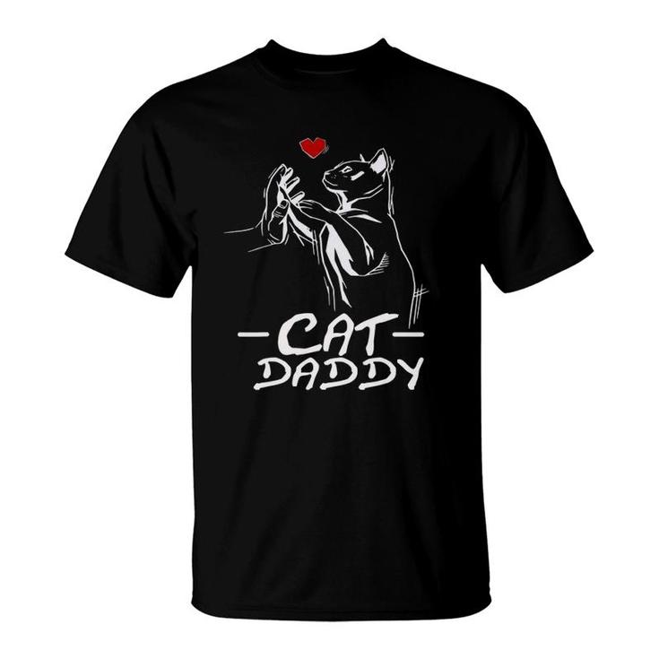 Best Cat Dad Ever Daddy Funny Cat Daddy Father's Day Gift T-Shirt
