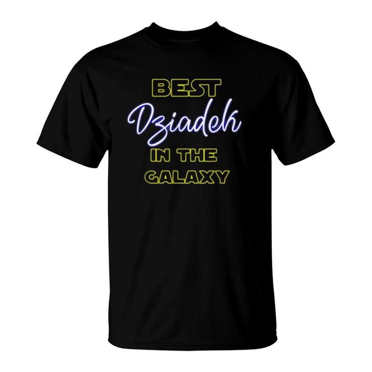 Best Dziadek In The Galaxy Poland Grandfather Polish Grandpa T-Shirt