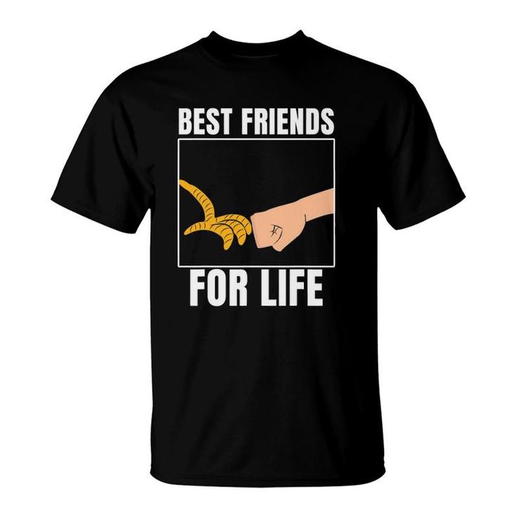 Best Friends For Life Chicken Fist Bump T-Shirt