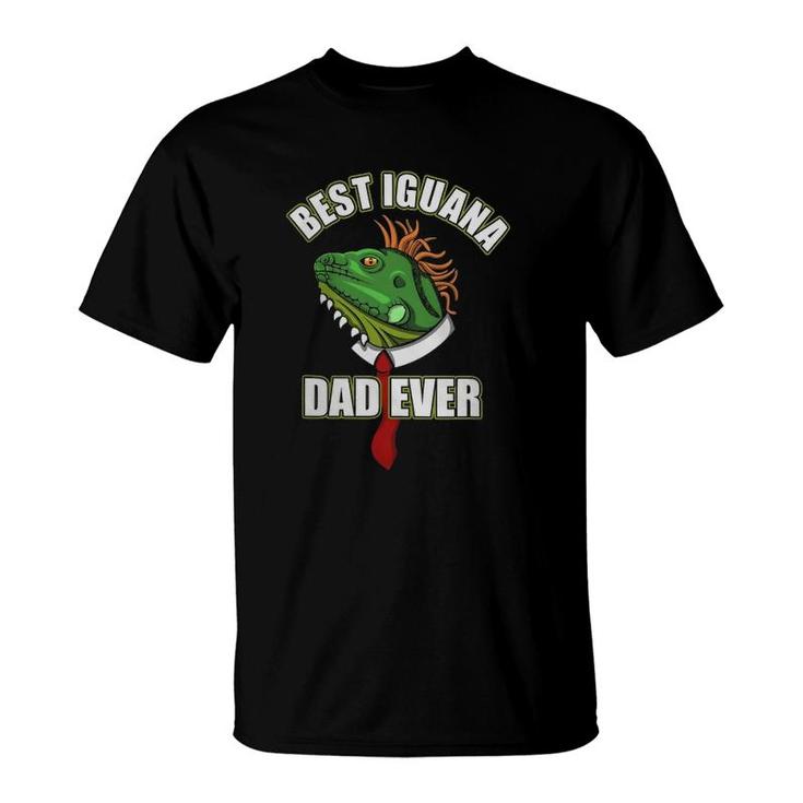 Best Iguana Dad Funny Saying Reptile Lizard T-Shirt