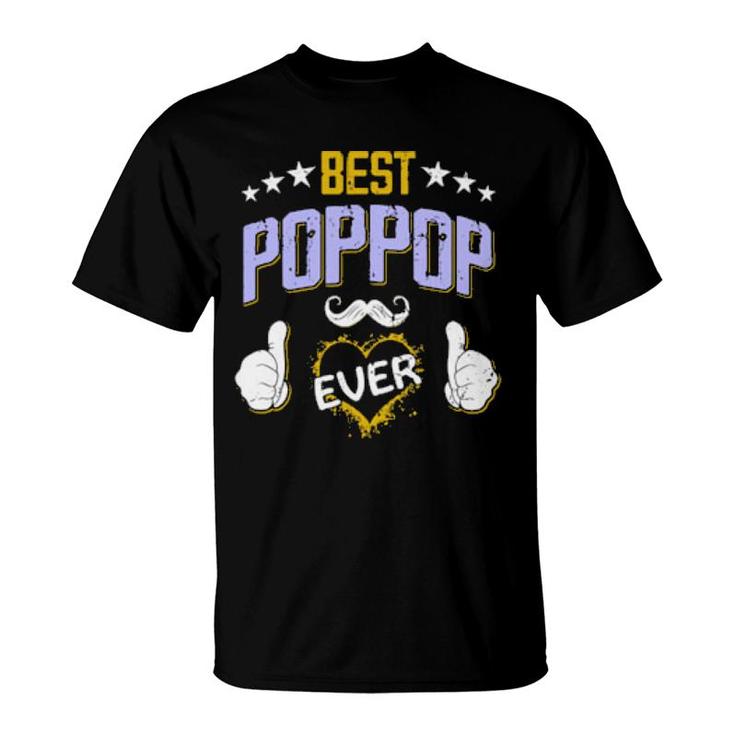 Best Poppop Ever Personalized Grandpa  T-Shirt
