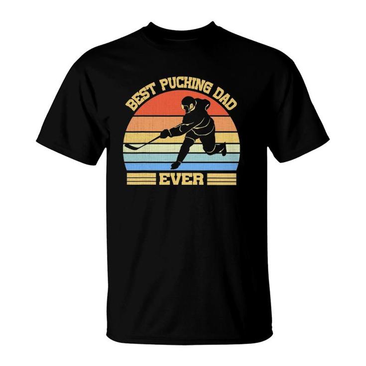 Best Pucking Dad Vintage Retro Fathers Day Dads T-Shirt