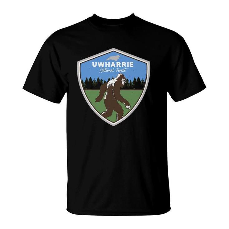 Bigfoot Sighting At Uwharrie National Forest North Carolina T-Shirt