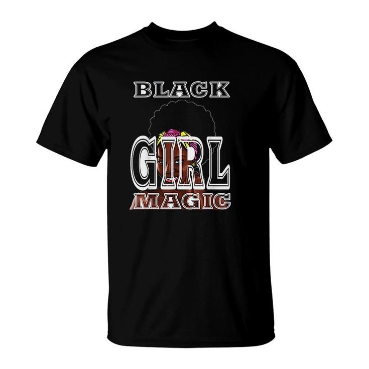 Black Girl Magic Afro Queen Pride T-Shirt