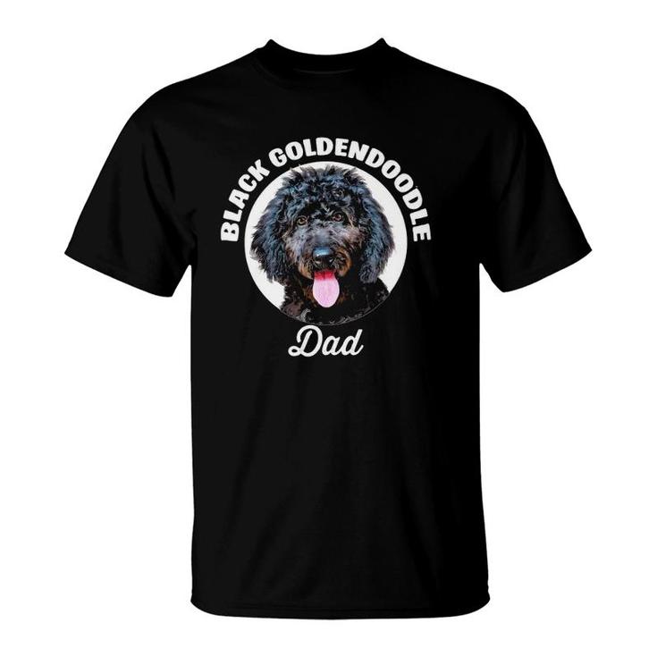 Black Goldendoodle Dog Dad Pet Lover T-Shirt
