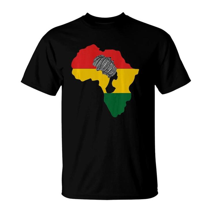 Black History Month Africa Hair Afro  T-Shirt