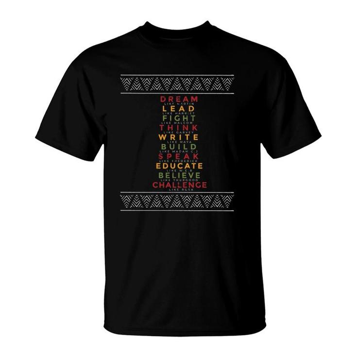 Black History Month My African American Pride Country T-Shirt
