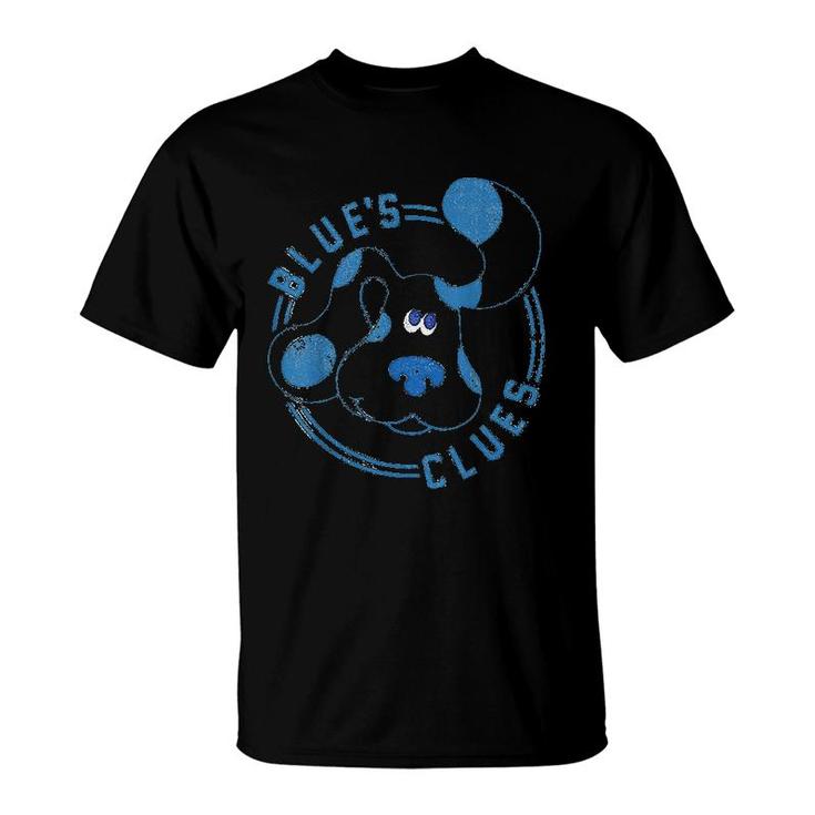 Blues Clues Blue Big Face T-Shirt