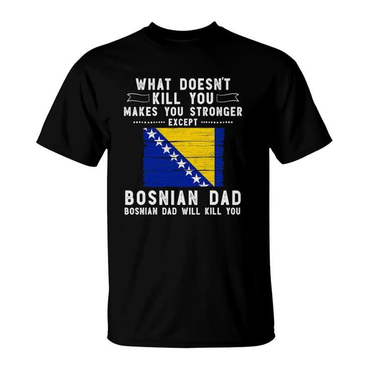 Bosnia & Herzegovina Dad Gifts For Men Father's Day T-Shirt