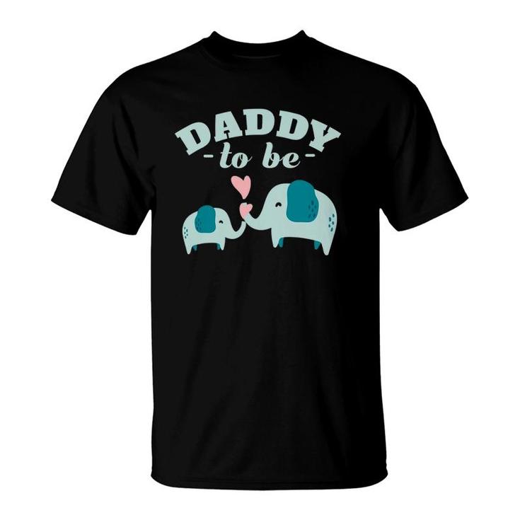 Boy Elephant Baby Shower Daddy To Be T-Shirt