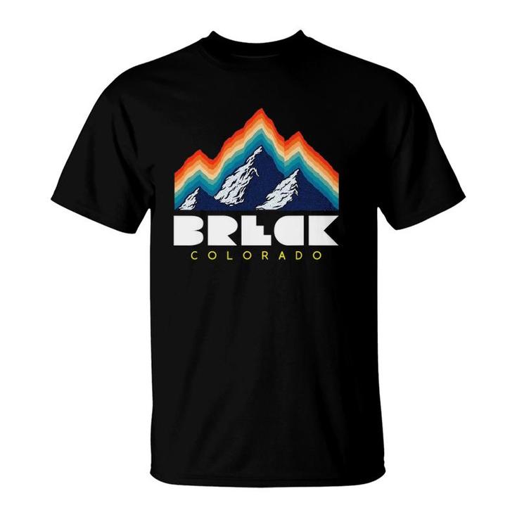 Breck Colorado Retro Usa Ski T-Shirt