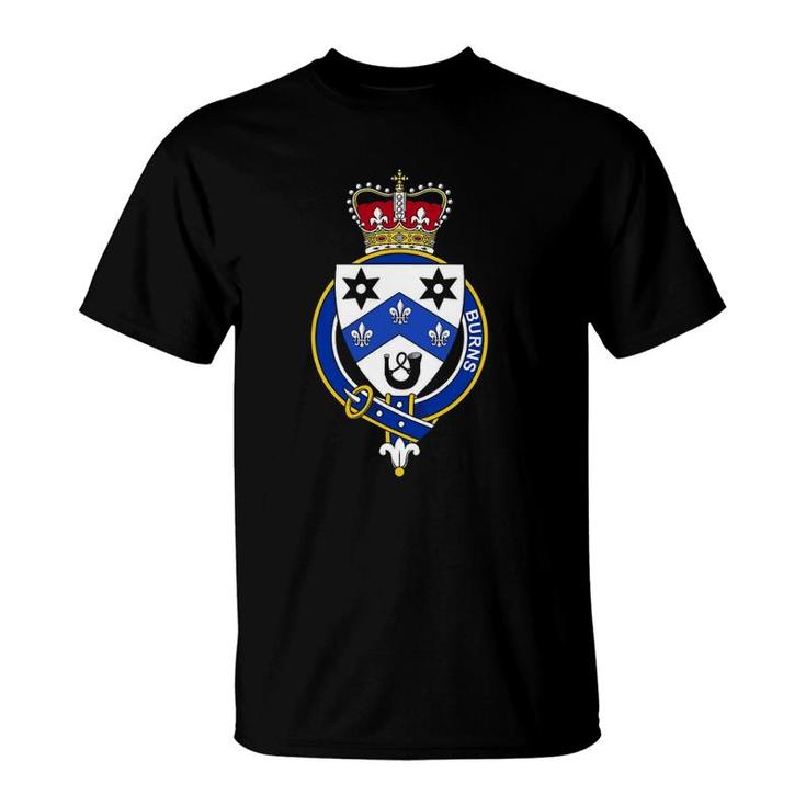 Burns Coat Of Arms Family Crest T-Shirt