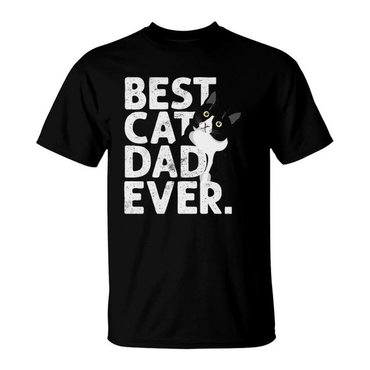 Cat Daddy Father Gift Best Cat Dad Ever  T-Shirt