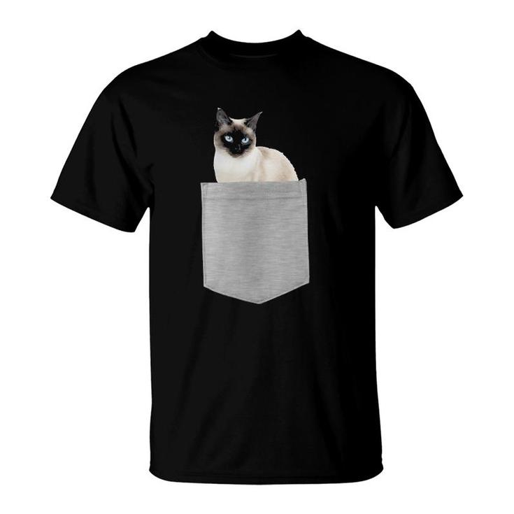 Siamese Cat In Your Pocket Shirt