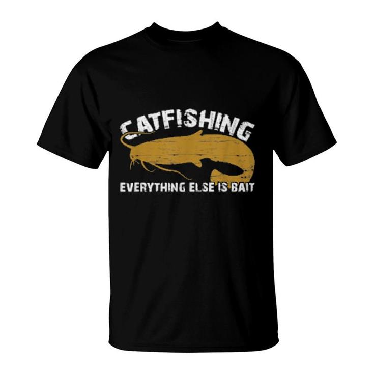 Catfish Catfishing Fishing For Catfisch Angling For Catfish  T-Shirt
